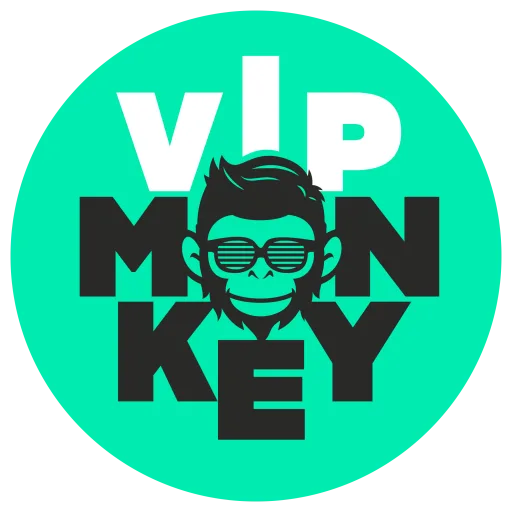 Vip Monkey Logo
